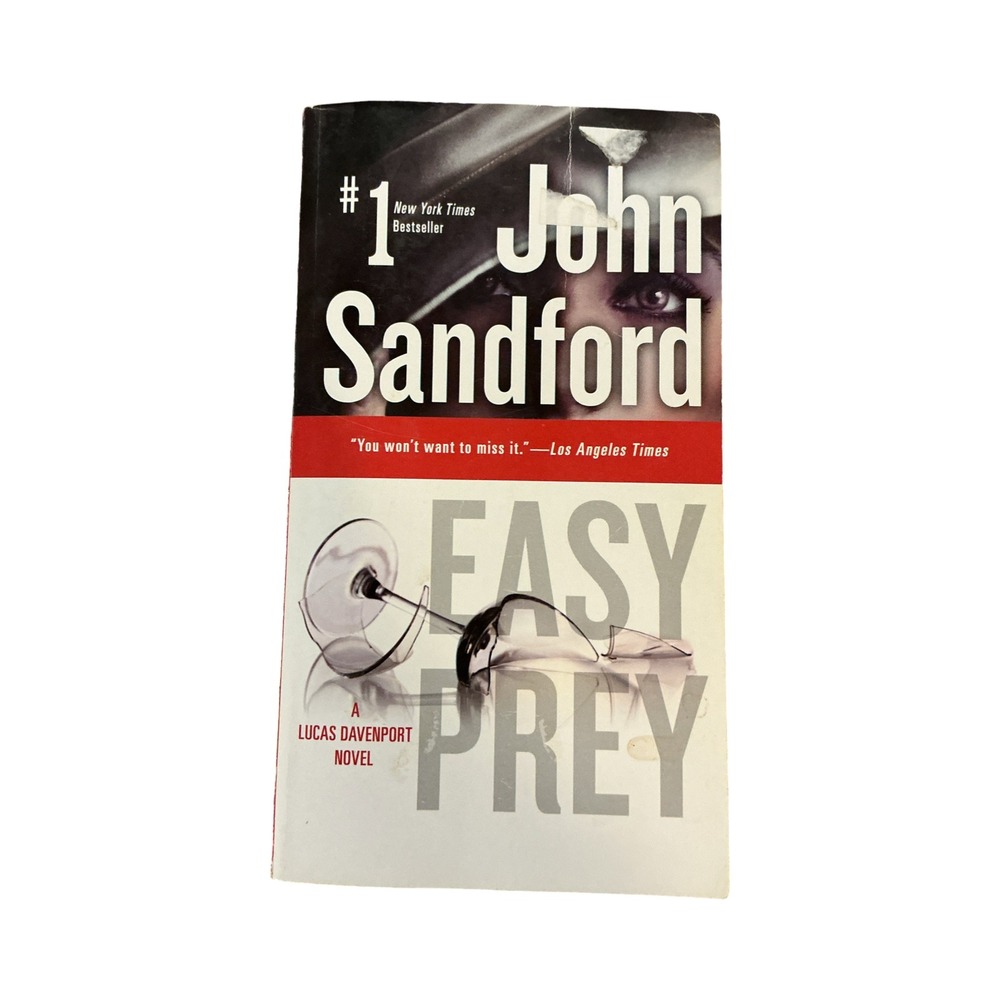 Easy Prey John Sandford Lucas Davenport Novel Paperback Mystery Thriller Book